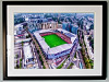 Extra Large Classic Mounted and Framed Fine Art Print showing Aerial Photograph of Brentford - Brentford Community Stadium