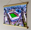 42cm / 16.5" poster hanger with 12x16" landscape print showing Aerial Photograph of Brentford - Brentford Community Stadium 42cm / 16.5" poster hanger with 12x16" landscape print showing Aerial Photograph of Brentford - Brentford Community Stadium