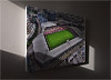 Fine Art Canvas showing Aerial Photograph of Brentford - Brentford Community Stadium