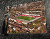 Wooden cork placemat showing Aerial Photograph of Brentford - Griffin Park
