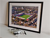 Extra Large Classic Mounted and Framed Fine Art Print showing Aerial Photograph of Brentford - Griffin Park