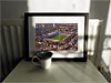 Classic Mounted and Framed Fine Art Print showing Aerial Photograph of Brentford - Griffin Park