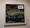 Premium Framed Cork Pin Board showing Aerial Photograph of Brighton and Hove Albion - Amex Stadium Premium Framed Cork Pin Board showing Aerial Photograph of Brighton and Hove Albion - Amex Stadium