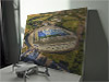 Fine Art Canvas showing Aerial Photograph of Brighton and Hove Albion - Amex Stadium