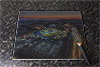 Rectangular glass cuttingboard showing Aerial Photograph of Brighton and Hove Albion - Amex Stadium