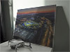 Fine Art Canvas showing Aerial Photograph of Brighton and Hove Albion - Amex Stadium