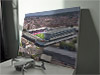 Fine Art Canvas showing Aerial Photograph of Bristol City - Ashton Gate