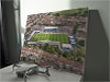 Fine Art Canvas showing Aerial Photograph of Bristol Rovers - Memorial Stadium