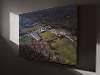 Fine Art Canvas showing Aerial Photograph of Bromley - Hayes Lane