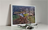 Framed Poster showing Aerial Photograph of Bromley - Hayes Lane