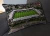 Custom Printed Canvas Cushion showing Aerial Photograph of Burton Albion - Pirelli Stadium