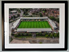 Extra Large Classic Mounted and Framed Fine Art Print showing Aerial Photograph of Burton Albion - Pirelli Stadium Extra Large Classic Mounted and Framed Fine Art Print showing Aerial Photograph of Burton Albion - Pirelli Stadium
