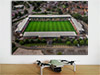 Aerial Photograph of Burton Albion - Pirelli Stadium Fine Art Poster showing Aerial Photograph of Burton Albion - Pirelli Stadium