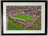 Extra Large Classic Mounted and Framed Fine Art Print showing Aerial Photograph of Cambridge United - Abbey Stadium Extra Large Classic Mounted and Framed Fine Art Print showing Aerial Photograph of Cambridge United - Abbey Stadium