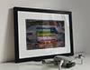 Classic Mounted and Framed Fine Art Print showing Aerial Photograph of Celtic - Celtic Park