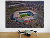 Fine Art Poster showing Aerial Photograph of Celtic - Celtic Park