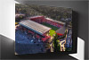 Fine Art Canvas showing Aerial Photograph of Charlton Athletic - The Valley