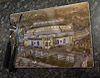 Wooden cork placemat showing Aerial Photograph of Chelsea - Stamford Bridge