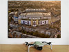 Fine Art Poster showing Aerial Photograph of Chelsea - Stamford Bridge