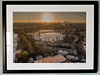 Extra Large Classic Mounted and Framed Fine Art Print showing Aerial Photograph of Chelsea - Stamford Bridge