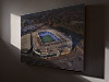 Fine Art Canvas showing Aerial Photograph of Coventry City - Ricoh Arena
