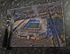 Wooden cork placemat showing Aerial Photograph of Coventry City - Ricoh Arena