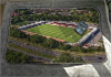 Large white fleece Blanket showing Aerial Photograph of Crawley Town - Broadfield Stadium Large white fleece Blanket showing Aerial Photograph of Crawley Town - Broadfield Stadium