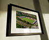 Classic Mounted and Framed Fine Art Print showing Aerial Photograph of Crawley Town - Broadfield Stadium