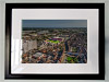 Aerial Photograph of Crewe Alexandra - Alexandra Stadium Classic Mounted and Framed Fine Art Print showing Aerial Photograph of Crewe Alexandra - Alexandra Stadium