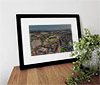 Aerial Photograph of Crewe Alexandra - Alexandra Stadium Classic Mounted and Framed Fine Art Print showing Aerial Photograph of Crewe Alexandra - Alexandra Stadium