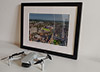 Aerial Photograph of Crewe Alexandra - Alexandra Stadium Classic Mounted and Framed Fine Art Print showing Aerial Photograph of Crewe Alexandra - Alexandra Stadium