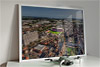 Aerial Photograph of Crewe Alexandra - Alexandra Stadium Framed Poster showing Aerial Photograph of Crewe Alexandra - Alexandra Stadium