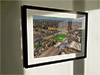 Extra Large Classic Mounted and Framed Fine Art Print showing Aerial Photograph of Dagenham and Redbridge - Victoria Road