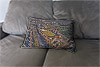 Custom Printed Canvas Cushion showing Aerial Photograph of Dartford - Princes Park