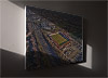 Fine Art Canvas showing Aerial Photograph of Dartford - Princes Park