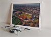 Framed Poster showing Aerial Photograph of Dartford - Princes Park