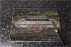 Rectangular glass cuttingboard showing Aerial Photograph of Derby County - Pride Park