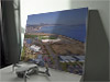 Fine Art Canvas showing Aerial Photograph of East Fife - Bayview Stadium