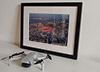 Classic Mounted and Framed Fine Art Print showing Aerial Photograph of Ebbsfleet United - Stonebridge Road