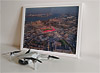 Framed Poster showing Aerial Photograph of Ebbsfleet United - Stonebridge Road