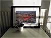 Classic Mounted and Framed Fine Art Print showing Aerial Photograph of Ebbsfleet United - Stonebridge Road
