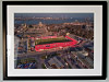 Extra Large Classic Mounted and Framed Fine Art Print showing Aerial Photograph of Ebbsfleet United - Stonebridge Road