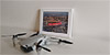 Framed Poster showing Aerial Photograph of Ebbsfleet United - Stonebridge Road