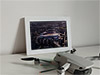 Framed Poster showing Aerial Photograph of England - Wembley