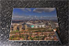 Rectangular glass cuttingboard showing Aerial Photograph of England - Wembley