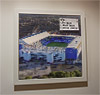 Premium Framed Cork Pin Board showing Aerial Photograph of Everton - Goodison Park Premium Framed Cork Pin Board showing Aerial Photograph of Everton - Goodison Park
