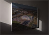 Fine Art Canvas showing Aerial Photograph of Falkirk - Falkirk Stadium