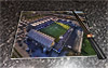 Rectangular glass cuttingboard showing Aerial Photograph of Falkirk - Falkirk Stadium