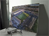 Fine Art Canvas showing Aerial Photograph of Falkirk - Falkirk Stadium