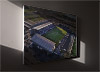 Fine Art Canvas showing Aerial Photograph of Falkirk - Falkirk Stadium